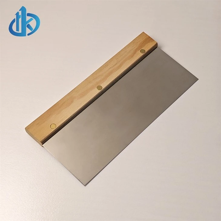 Bench Scraper Wooden Handle