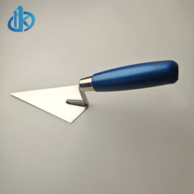Mansonry Trowel with Blue Wooden Handle Mansonry Trowel with Blue Wooden Handle
