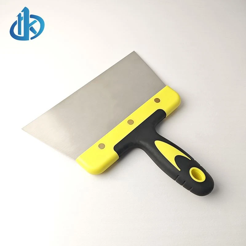 Rubber Handle Stainless Drywall Knife